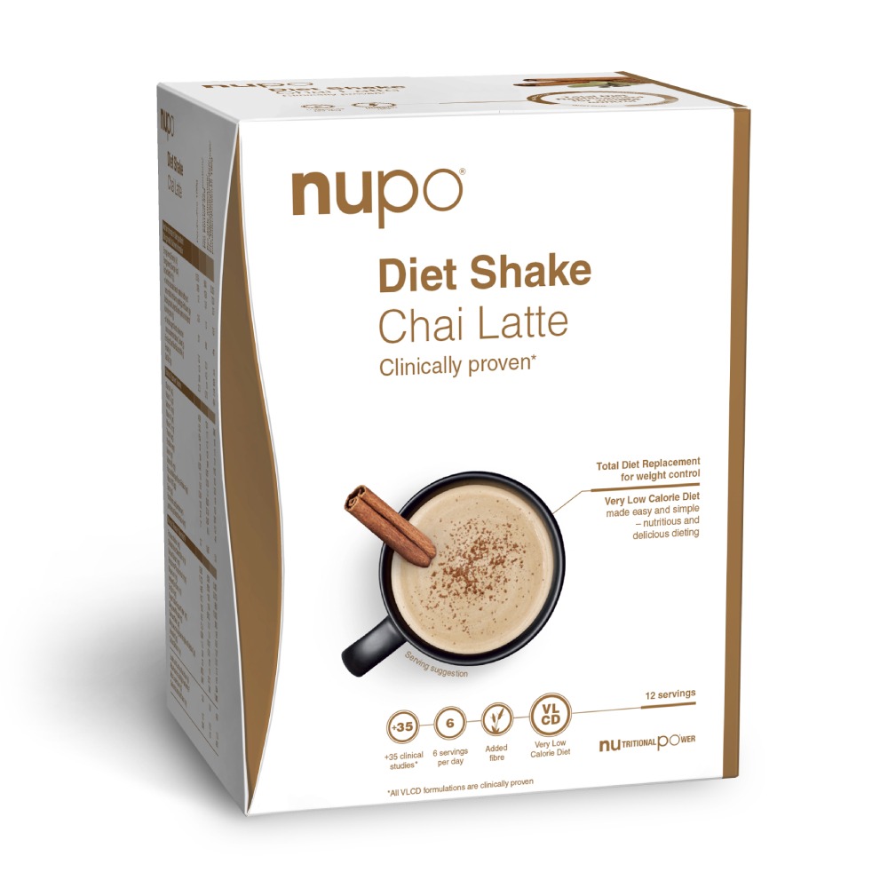 Nupo Dietni Shake, Chai Latte (12 x 32 g) 