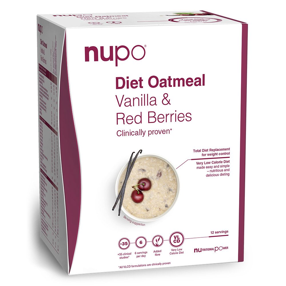 Nupo Dietna Ovsena Kaša, Vanilija in češnja (12 x 32 g)