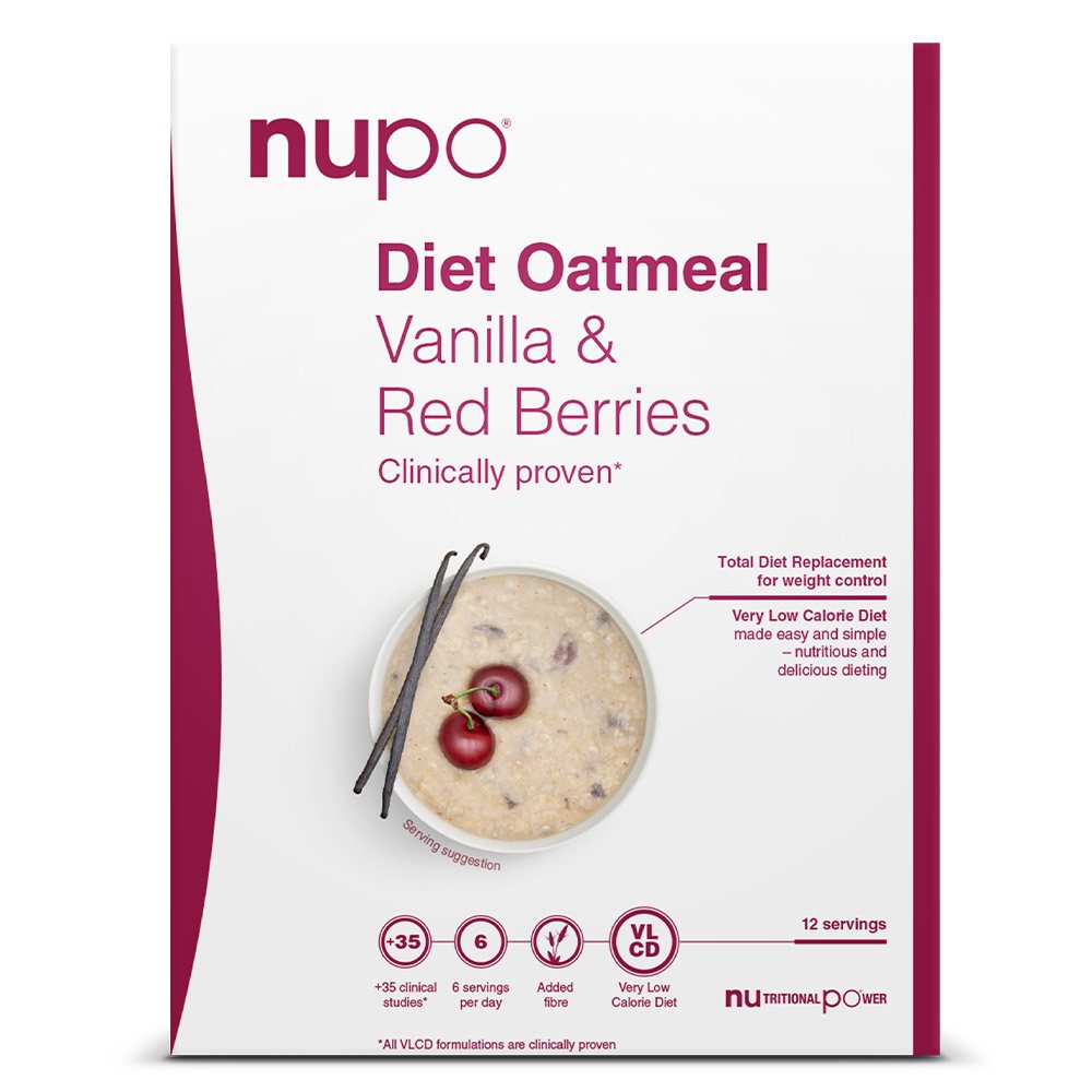 Nupo Dietna Ovsena Kaša, Vanilija in češnja (12 x 32 g) 