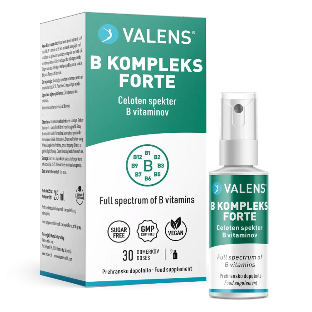 Valens B Kompleks Forte, ustno pršilo (25 ml)