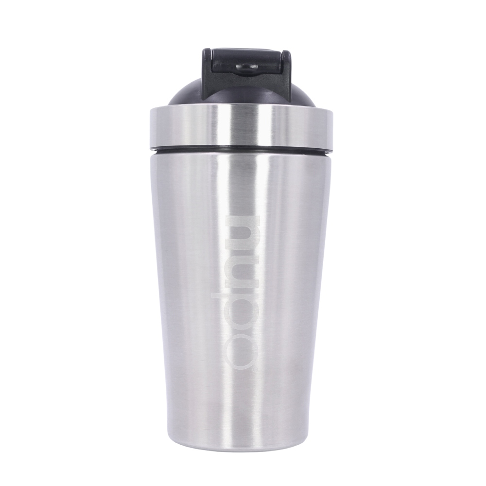 Nupo shaker, kovinski mešalec za pripravo napitkov - srebrna barva (1 mešalec - 500 ml)