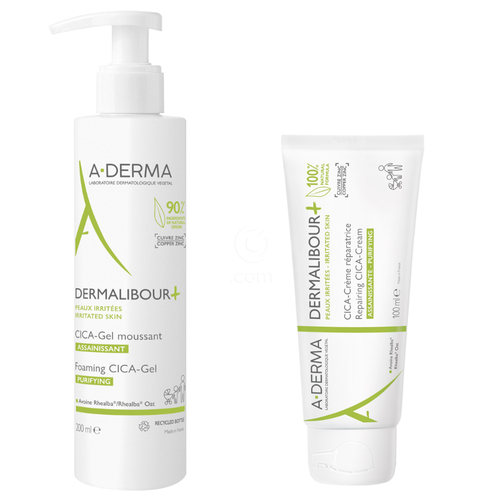 A-Derma, rutina za nego pleničnega izpuščaja (200 ml + 100 ml)
