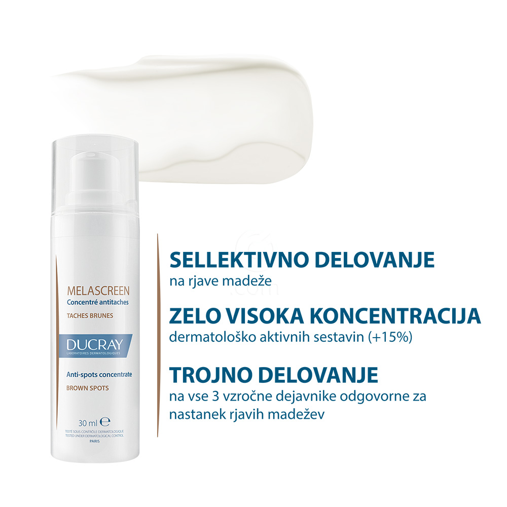 Ducray Melascreen, koncentrat proti madežem (30 ml)