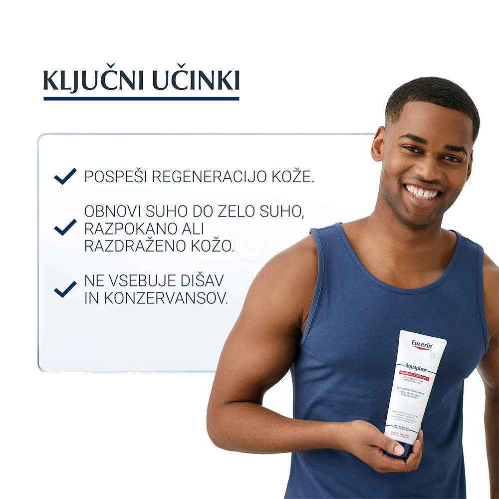 Eucerin Aquaphor, mazilo za suho in razpokano kožo (220 ml)