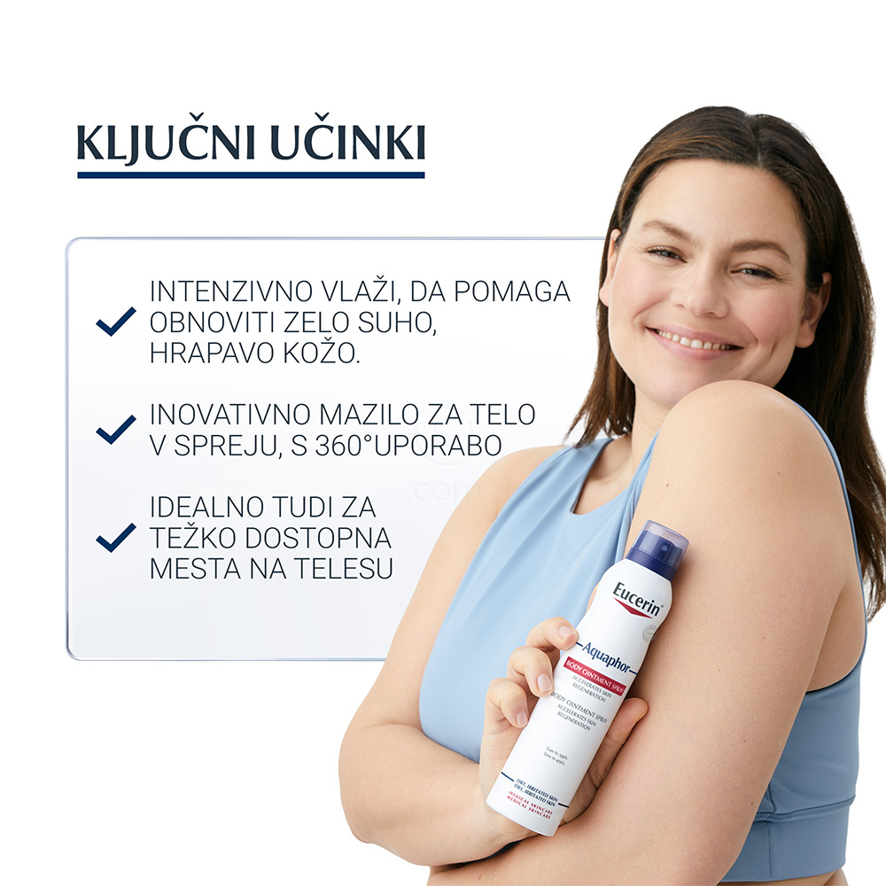 Eucerin Aquaphor, mazilo za telo v spreju (250 ml)