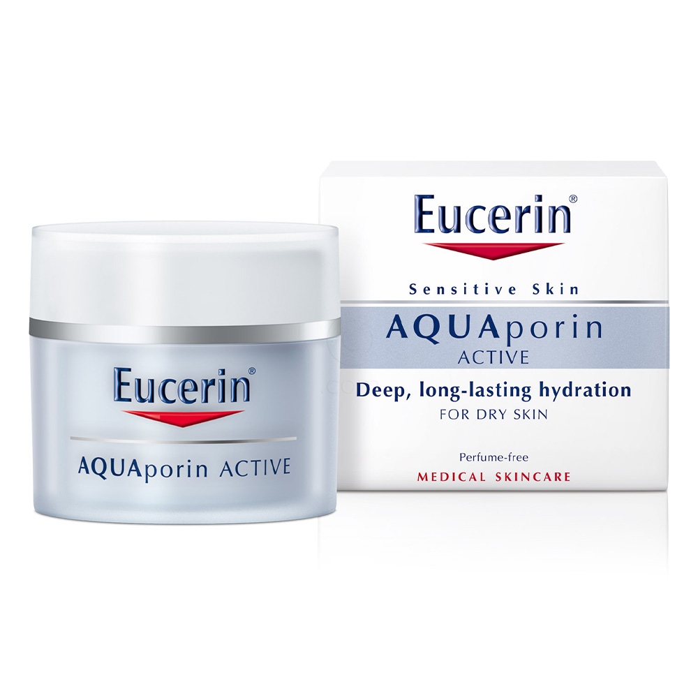 Eucerin AQUAporin Active, bogata nega za suho kožo (50 ml)