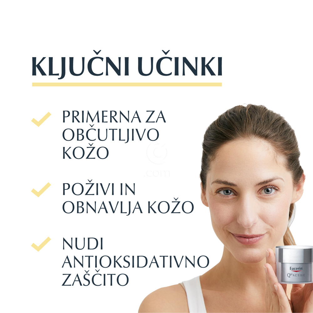 Eucerin Q10, dnevna krema za suho kožo (50 ml)