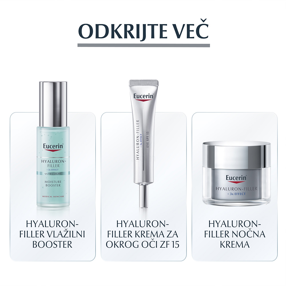 Eucerin Hyaluron-Filler, dnevna krema - normalna/mešana koža - ZF 15 (50 ml) 
