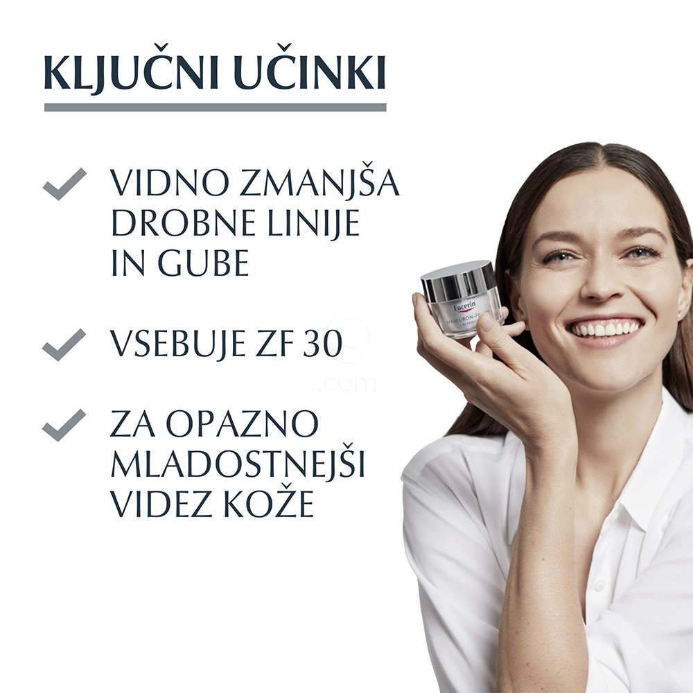 Eucerin Hyaluron-Filler, dnevna krema za vse tipe kože - ZF 30 (50 ml)