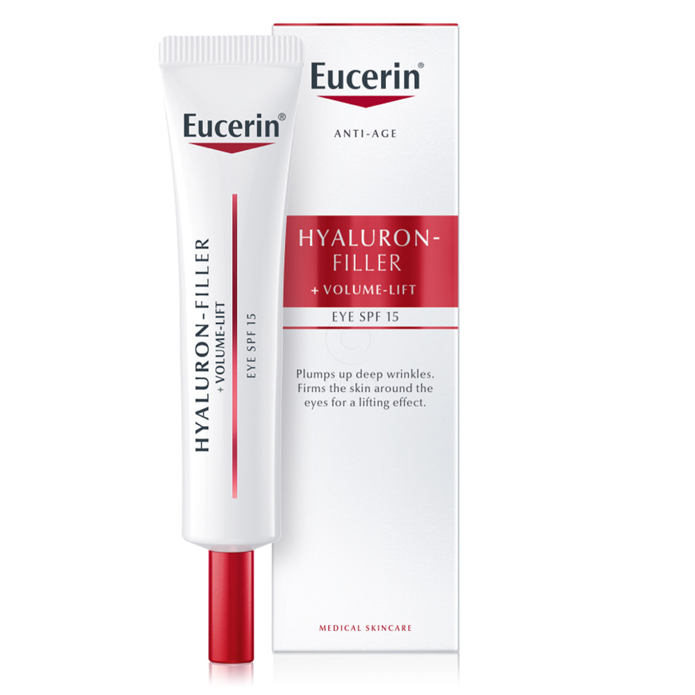 Eucerin Hyaluron Filler + Volume Lift, nega za okrog oči (15 ml)