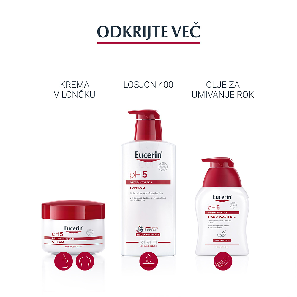 Eucerin pH5, krema za roke (75 ml)