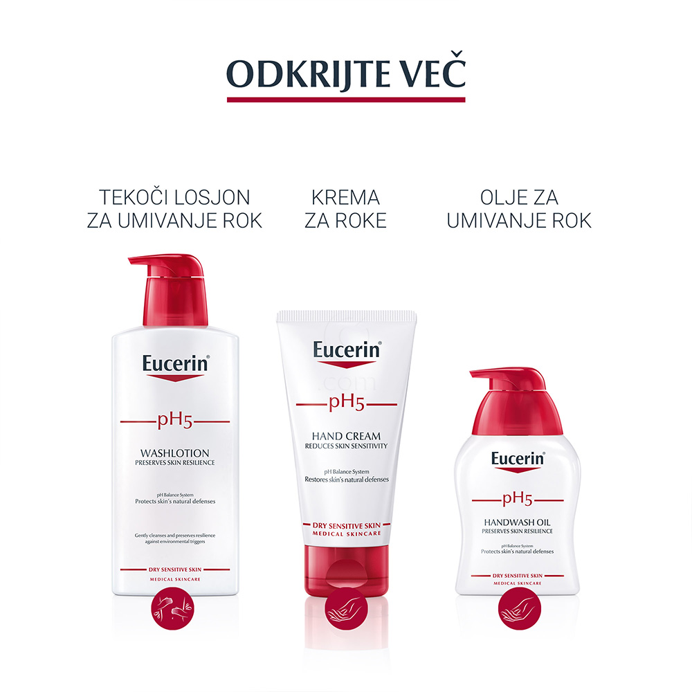Eucerin pH5, lahki kremni gel (350 ml)