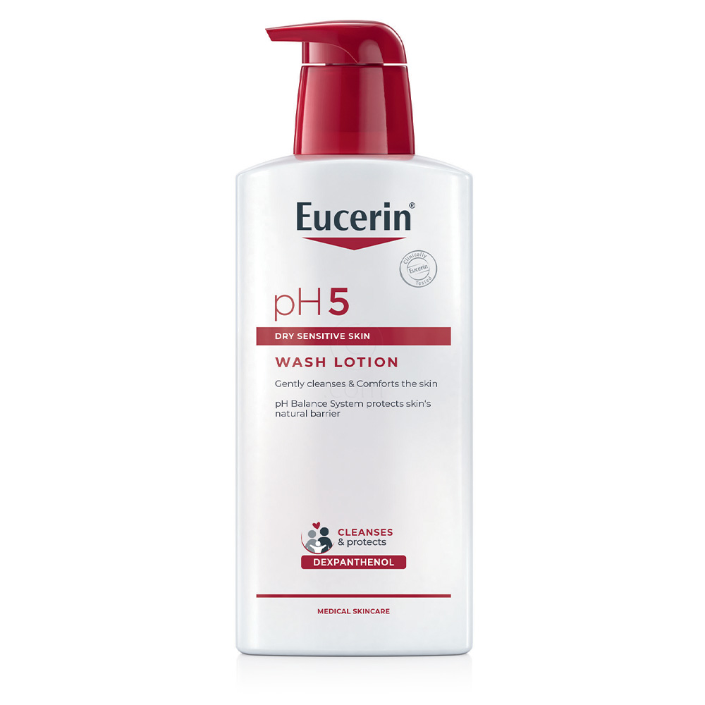 Eucerin pH5, losjon za umivanje s pumpico (400 ml)