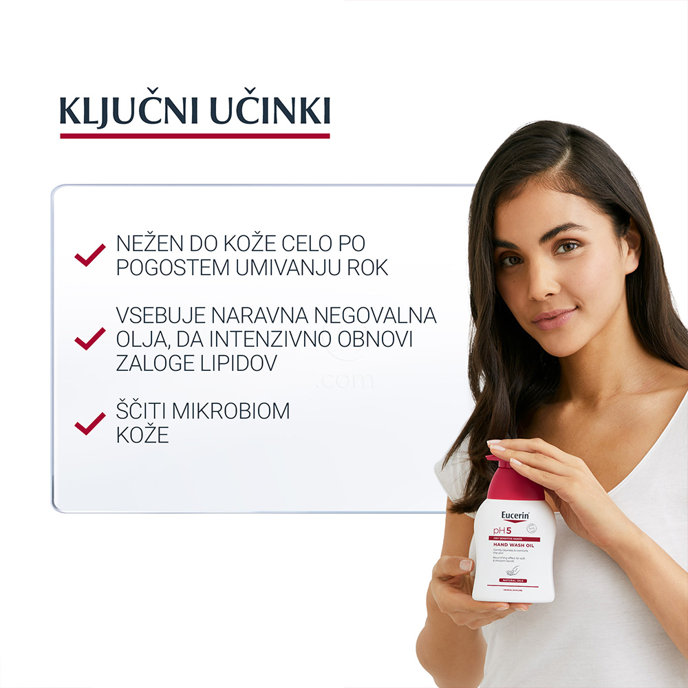 Eucerin pH5, olje za umivanje rok (250 ml)