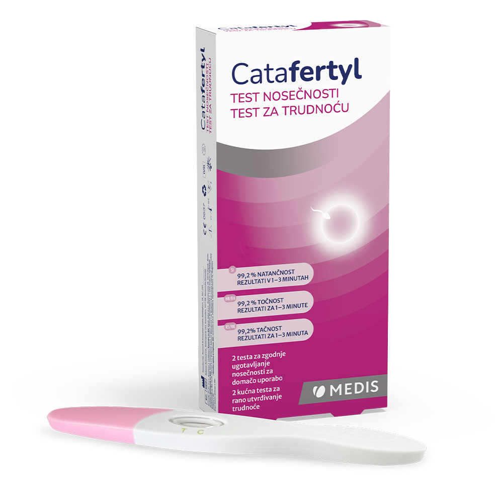 Catafertyl, test nosečnosti (2 testni palčki)