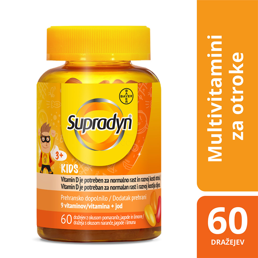 Supradyn Kids, dražeji (60 dražejev)