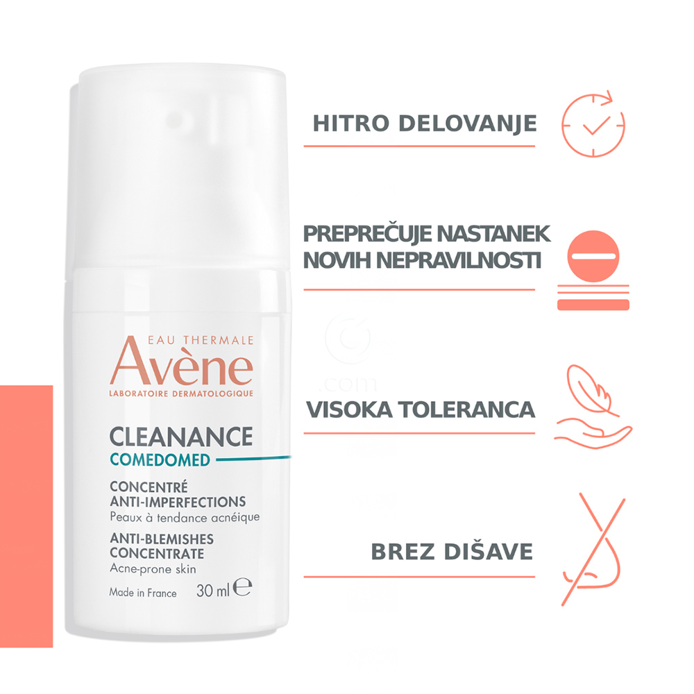 Avene Cleanance Comedomed, koncentrat proti nepravilnostim (30 ml)