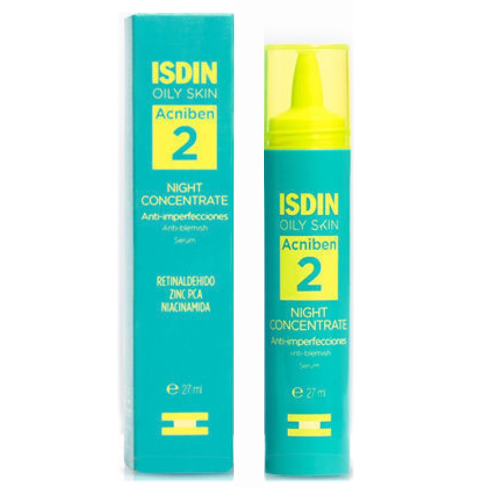 ISDIN Acniben 2 Night Concentrate, nočni serum proti nepravilnostim (27 ml) 