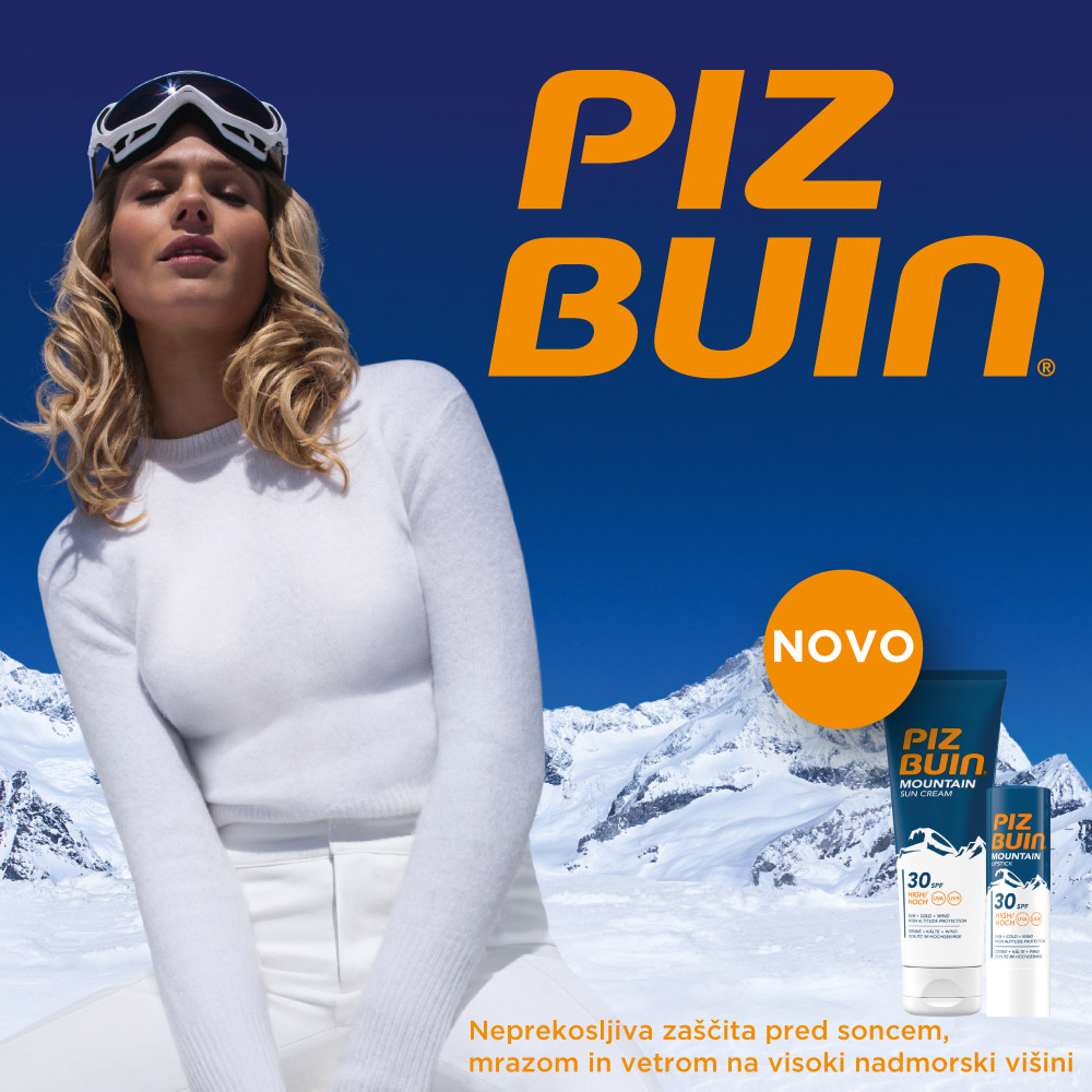 Piz Buin Mountain, krema za zaščito pred soncem - ZF30 (50 ml)
