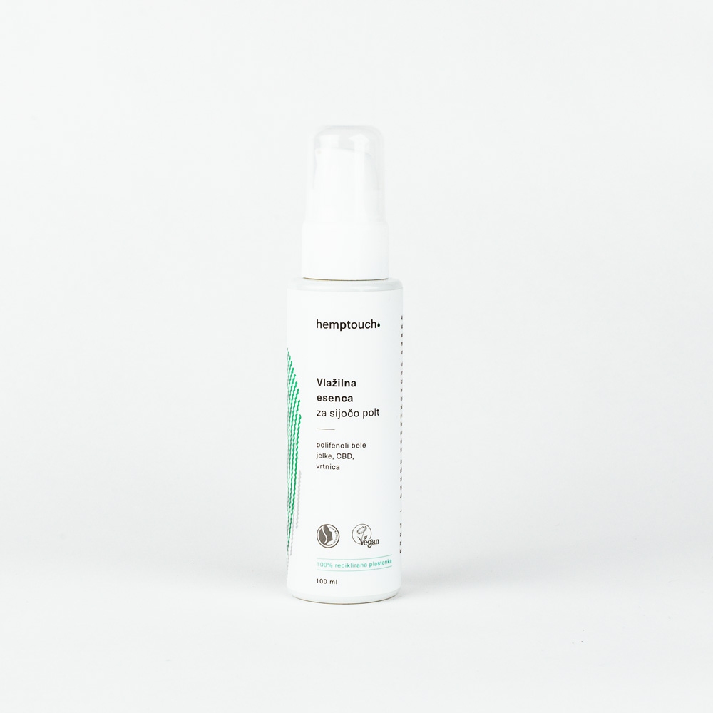 Hemptouch, vlažilna esenca za sijočo polt (100 ml)