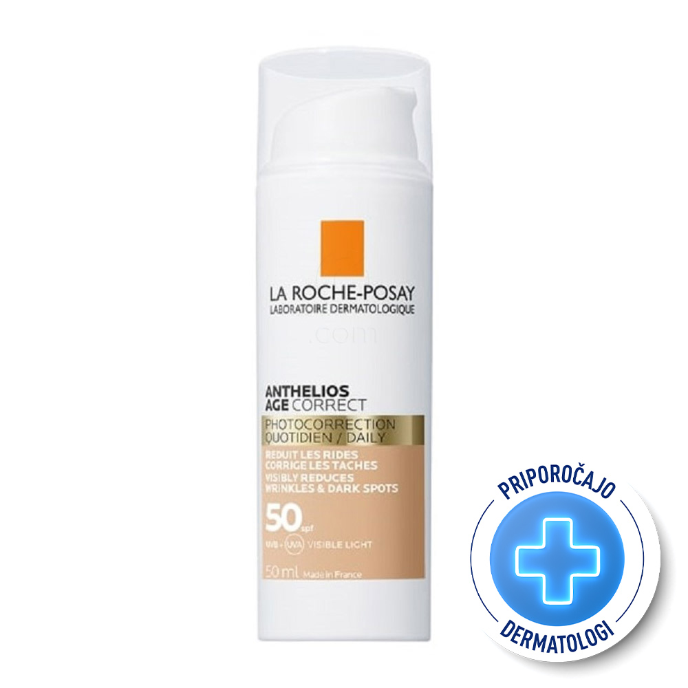 LRP Anthelios Age Correct, obarvana krema za obraz - ZF50 (50 ml)