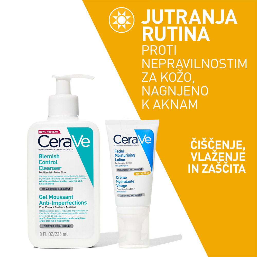 CeraVe, čistilni gel za kožo nagnjeno k nepravilnostim (236 ml)