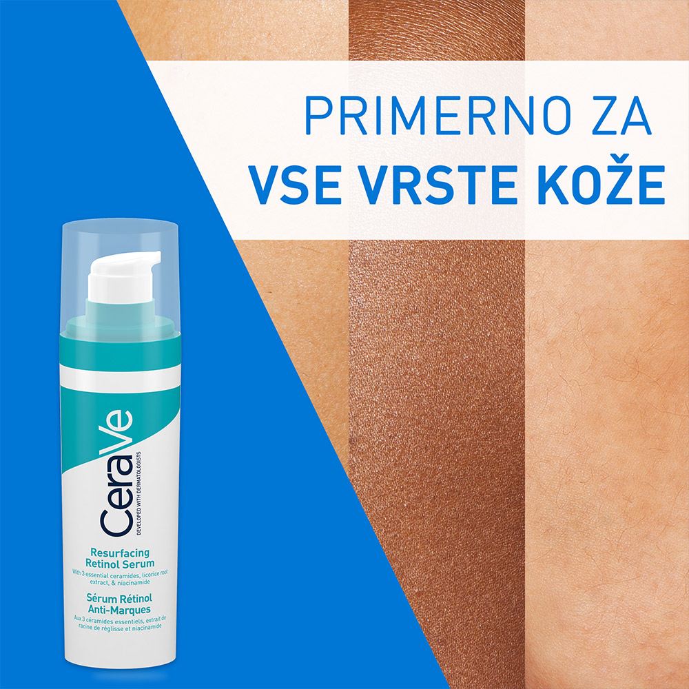 CeraVe, serum z retinolom za enoten videz kože (30 ml)