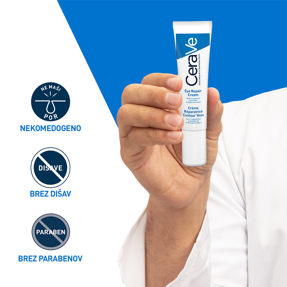 CeraVe, obnovitvena krema za področje okoli oči (14 ml)