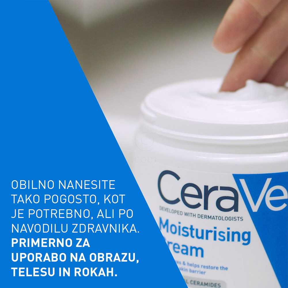 CeraVe, vlažilna krema za obraz in telo (340 g)