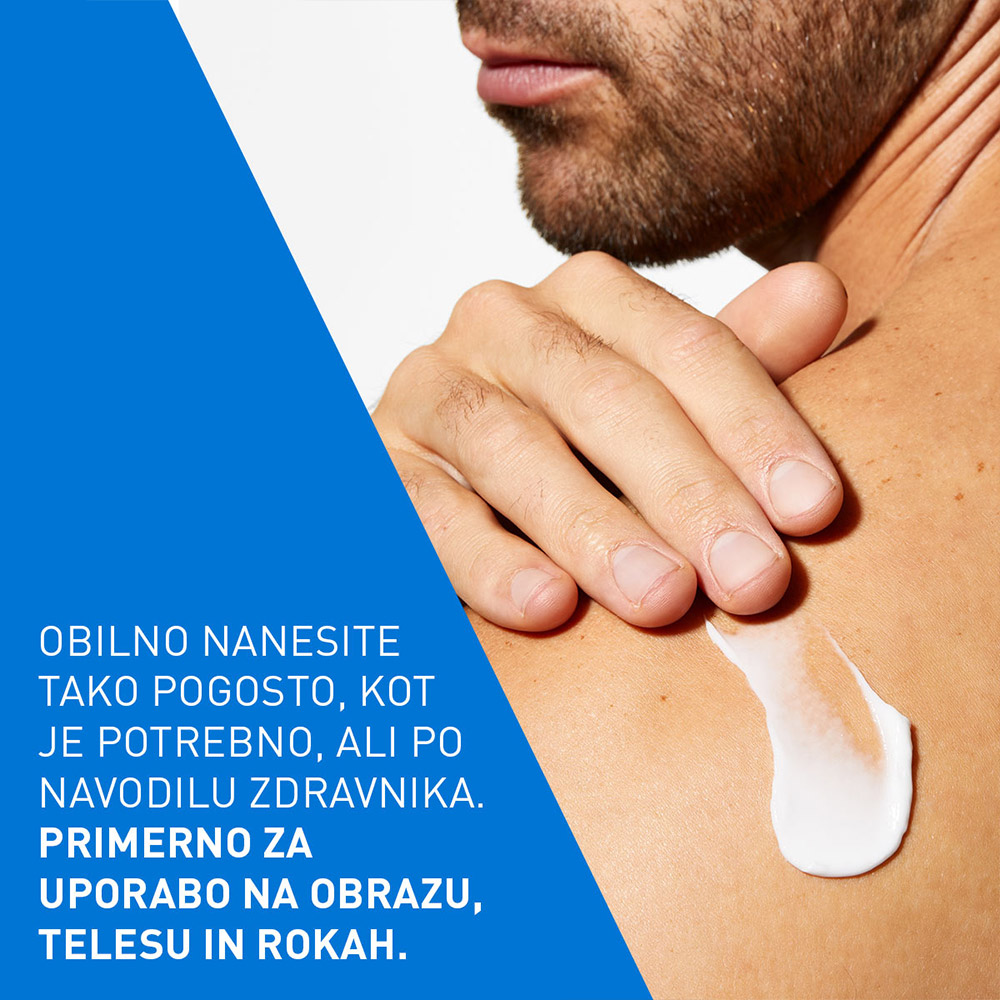 CeraVe, vlažilna krema za telo za suho do zelo suho kožo (177 ml)
