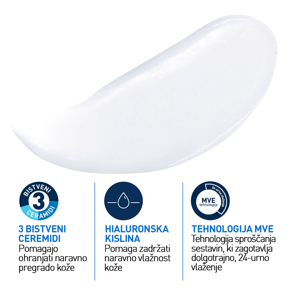 CeraVe, vlažilni losjon za telo za suho do zelo suho kožo (473 ml)