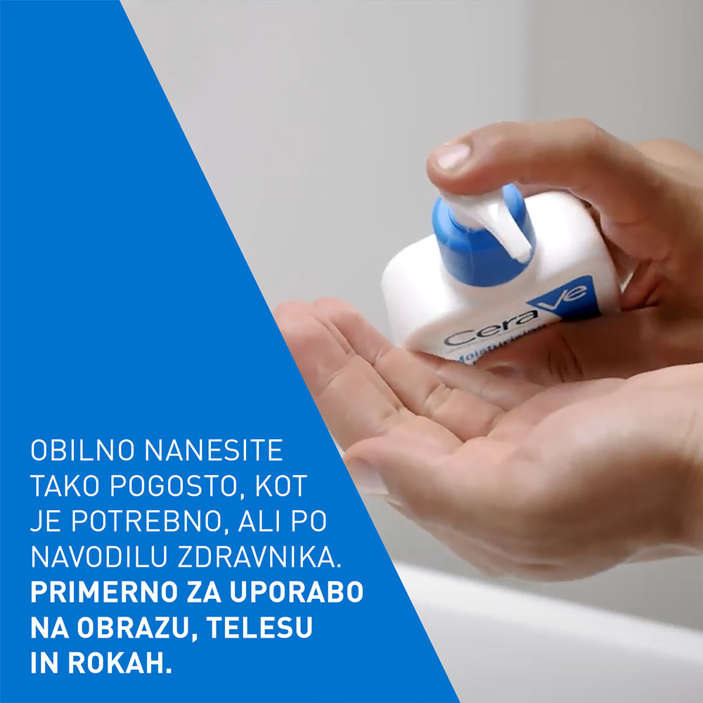 CeraVe, vlažilni losjon za telo za suho do zelo suho kožo (473 ml)
