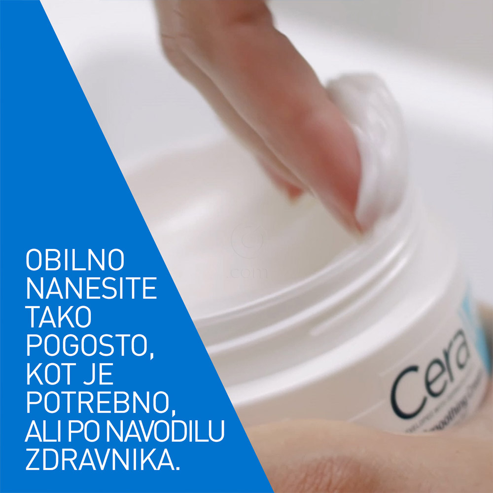 CeraVe SA, krema za glajenje suhe in grobe kože (340 ml)