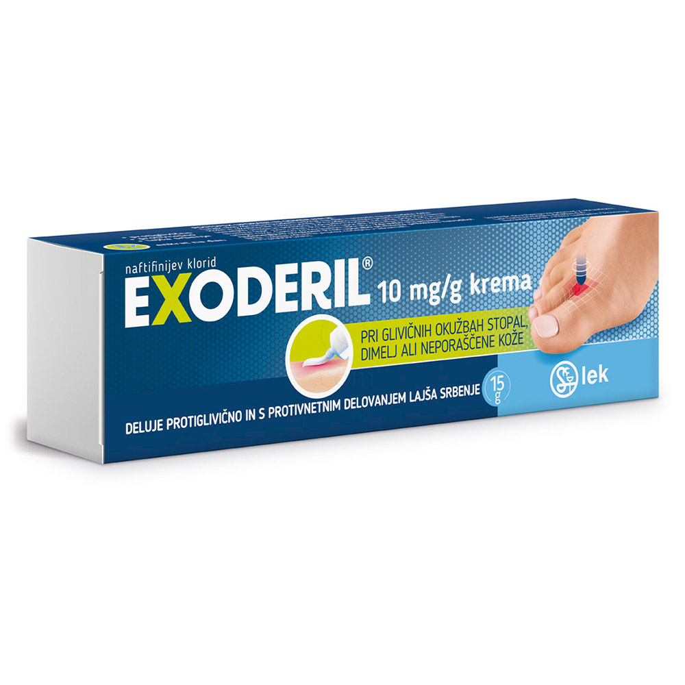  Exoderil 10 mg/g, krema (15 g)
