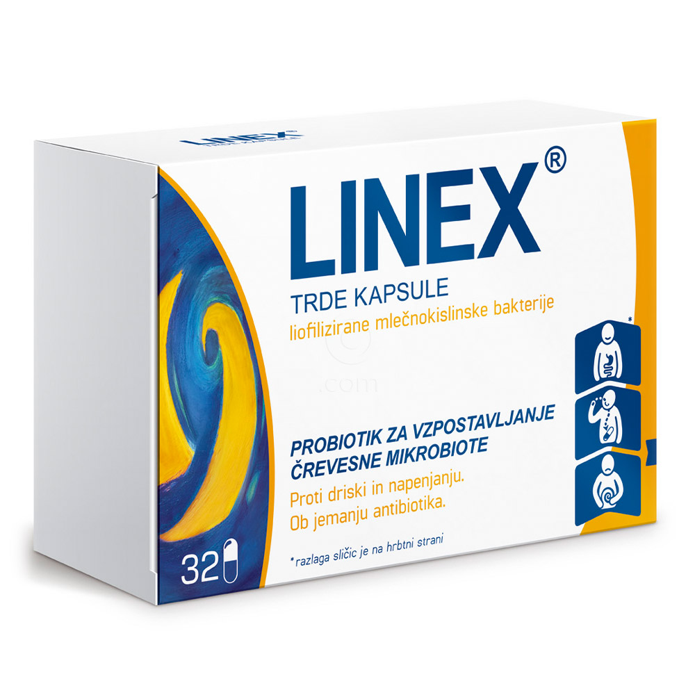 Linex, trde kapsule (32 trdih kapsul)