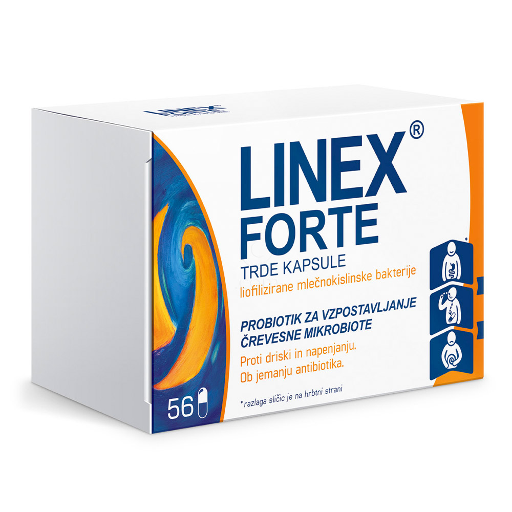 Linex Forte, trde kapsule (56 trdih kapsul) 
