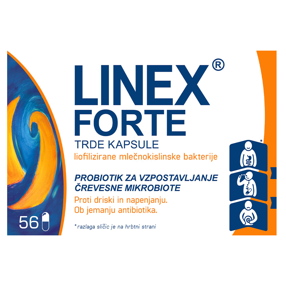 Linex Forte, trde kapsule (56 trdih kapsul) 