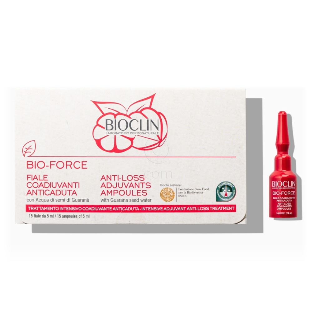 Bioclin Bio - Force, ampule proti izpadanju las (15 × 5 ml)