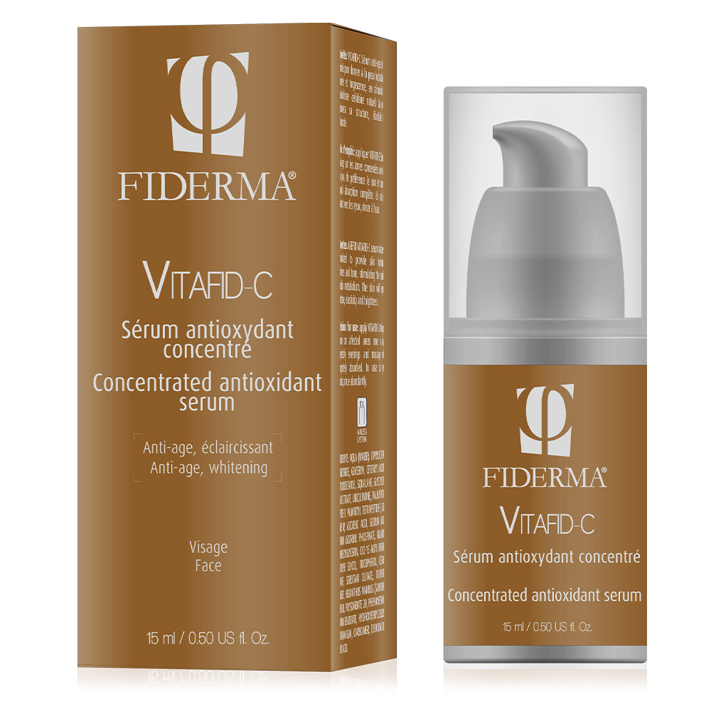 Fiderma Vitafid-C, antioksidacijski serum s 35% vitamina C za obraz in vrat (15 ml)