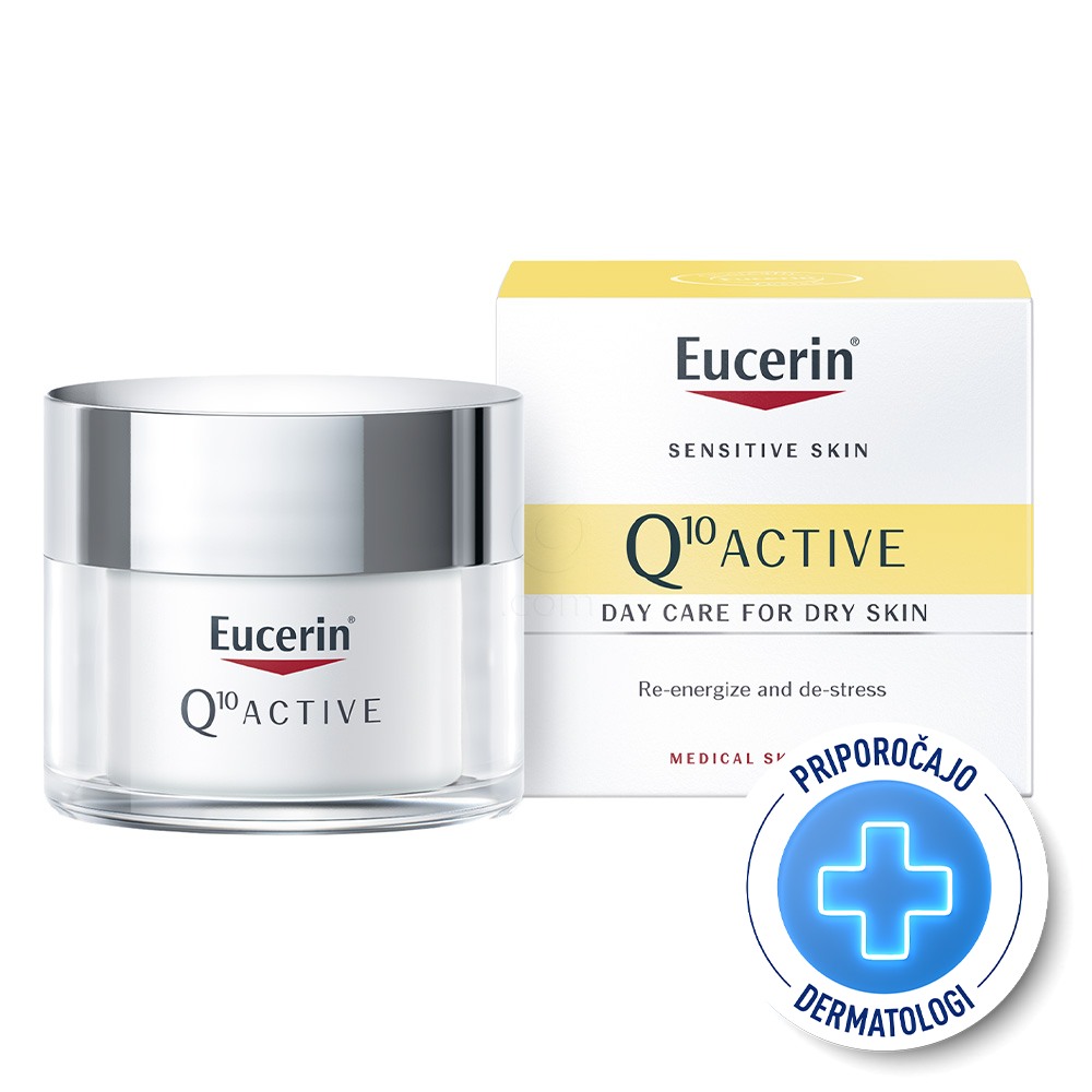 Eucerin Q10, dnevna krema za suho kožo (50 ml)
