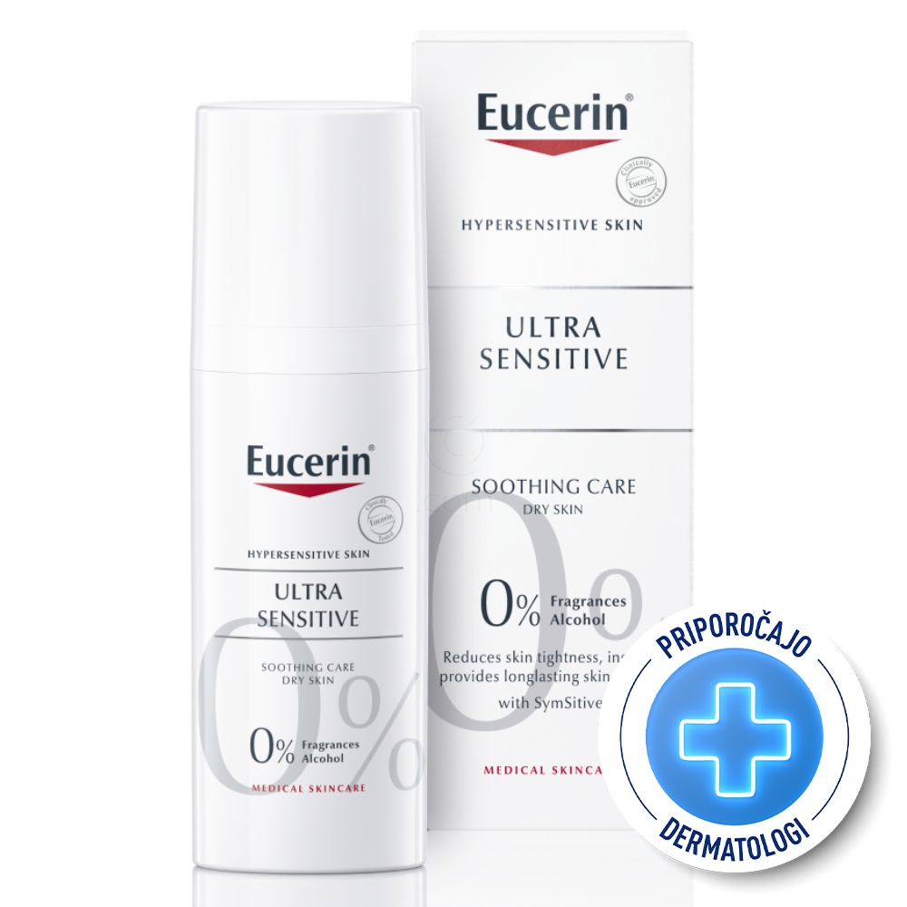 Eucerin Ultra Sensitive, krema za suho kožo (50 ml)