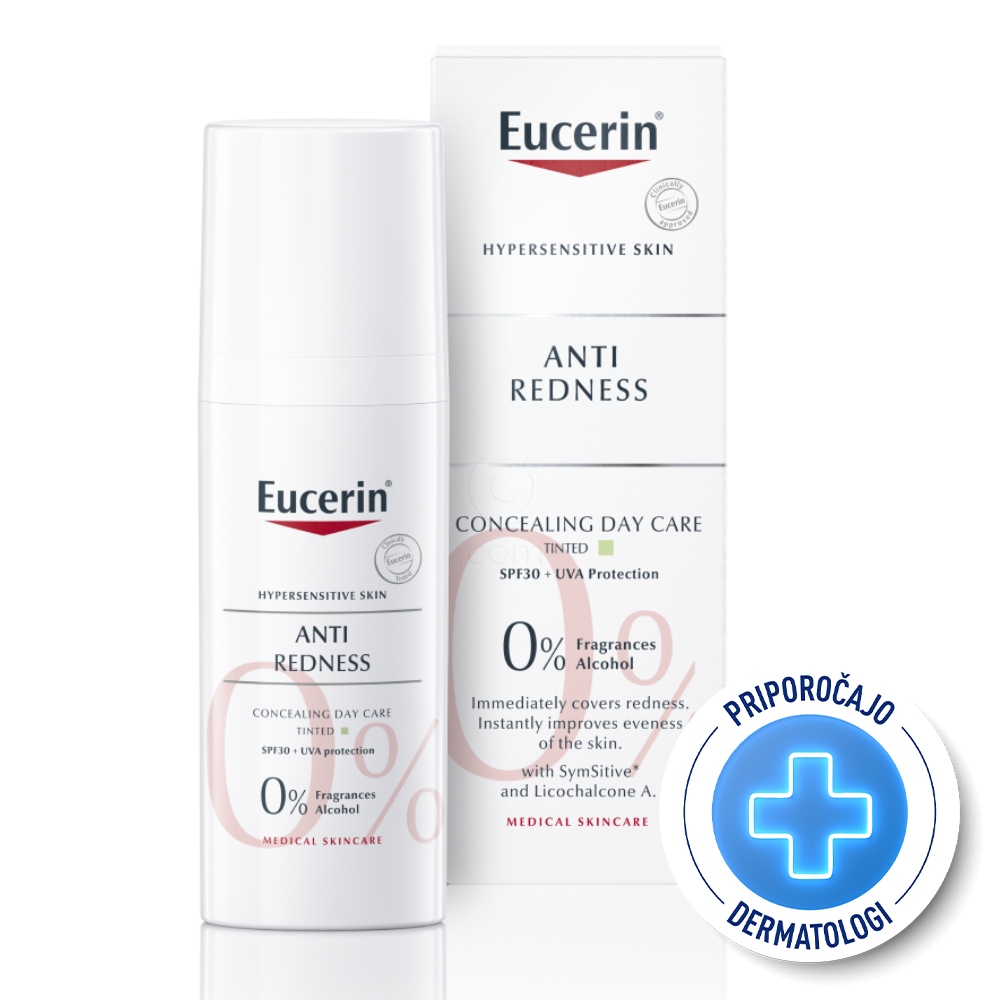 Eucerin, prekrivna krema proti rdečici ZF-30 (50 ml)