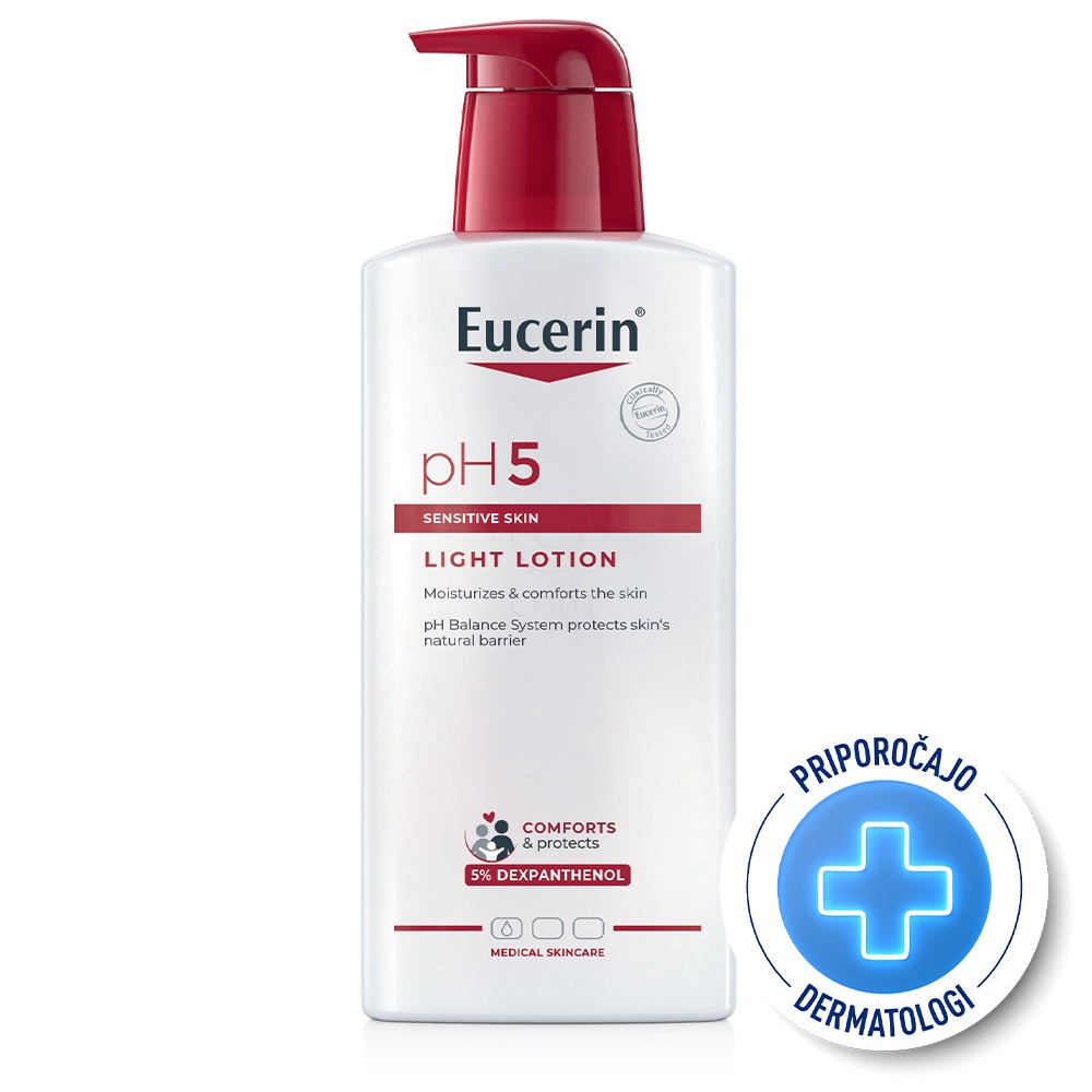 Eucerin pH5, lahek losjon (400 ml)