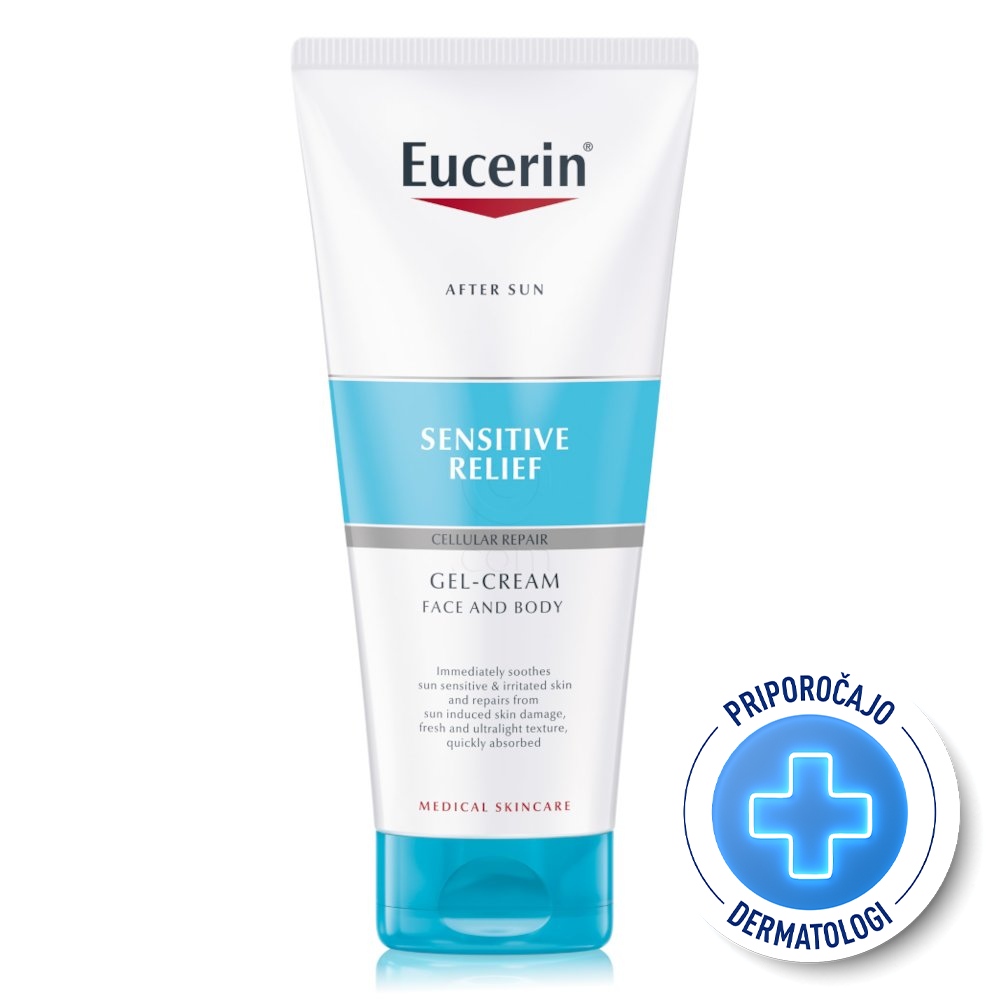 Eucerin Sun After Sun Sensitive Relief, kremni gel (200 ml)