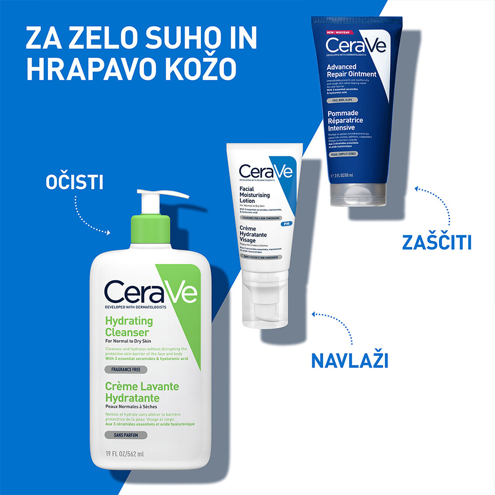 CeraVe, napredno obnovitveno mazilo za obnovo suhe ter hrapave kože (50 ml)