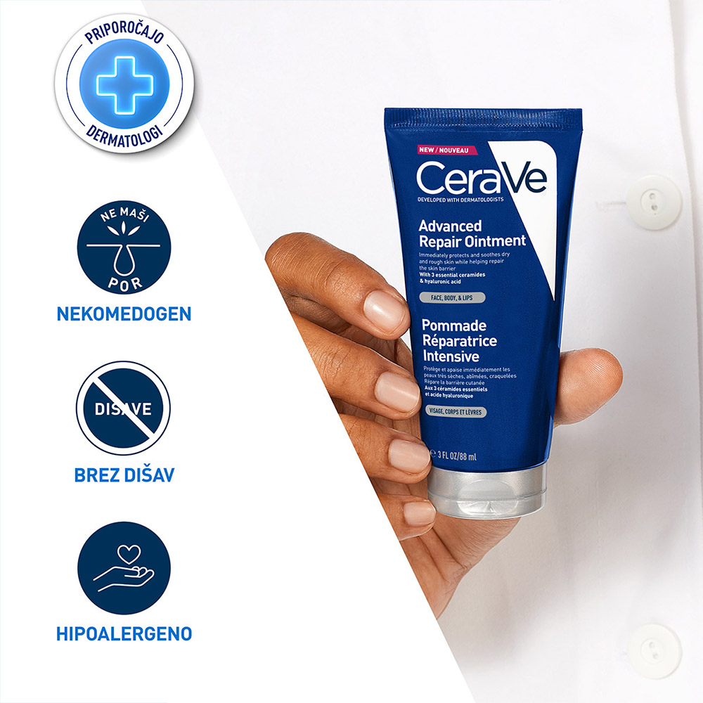 CeraVe, napredno obnovitveno mazilo za obnovo suhe ter hrapave kože (50 ml)