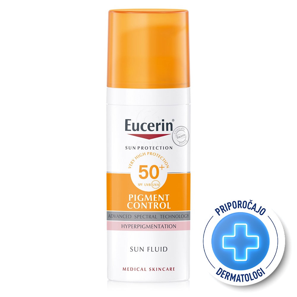 Eucerin Sun Pigment Control, fluid za zaščito pred soncem - ZF50+ (50 ml)