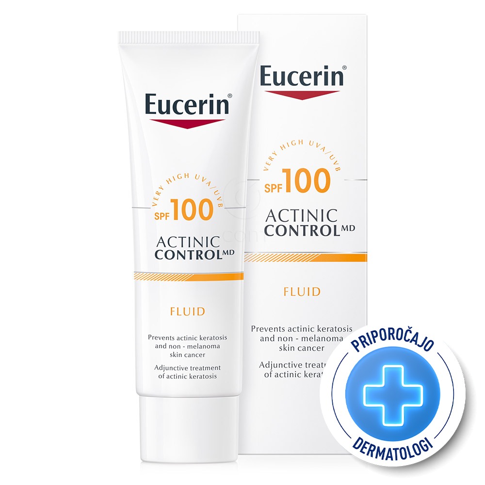 Eucerin Sun Actinic Control MD, kremni fluid - ZF100 (80 ml)