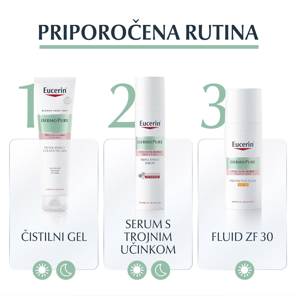 Eucerin DermoPure, čistilni gel s trojnim učinkom (150 ml)