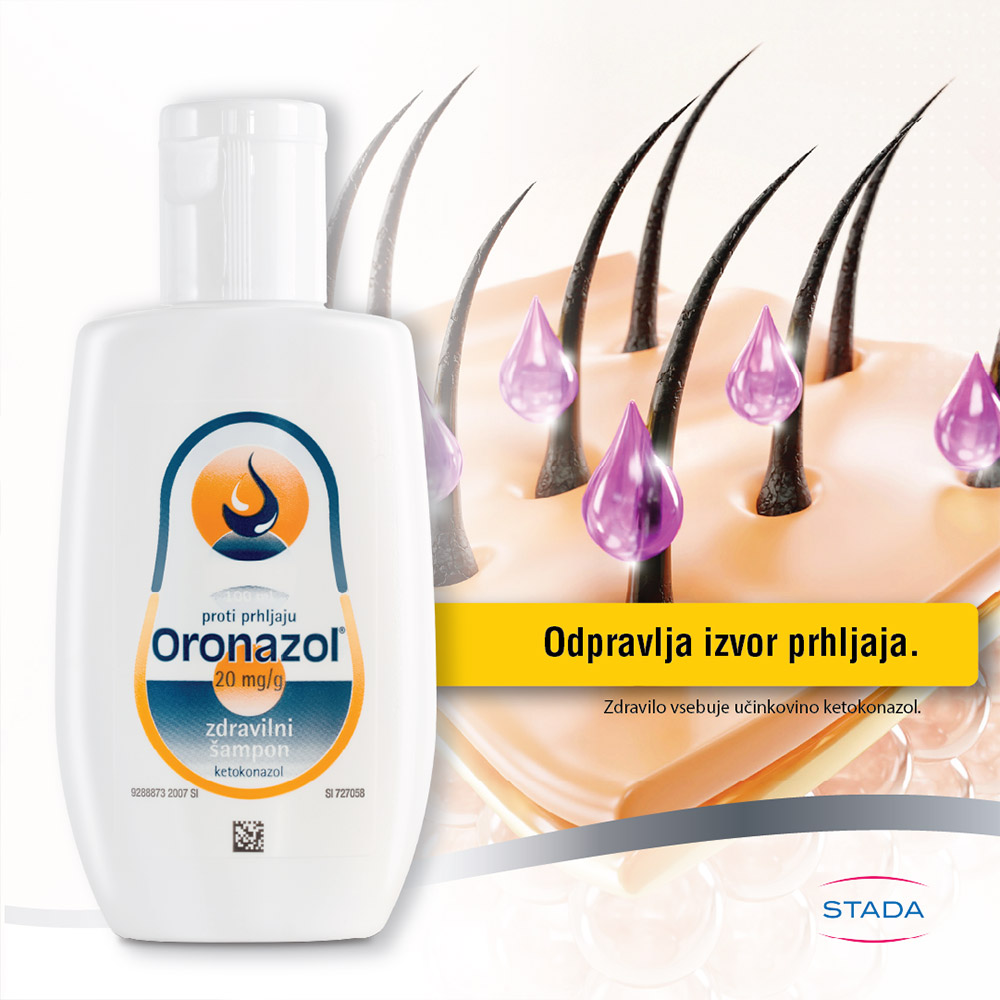 Oronazol 20 mg/g, zdravilni šampon (100 ml)